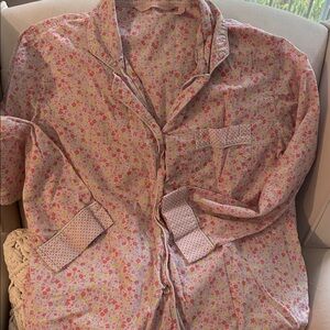 Victoria's Secret Pink Floral Pajama Top